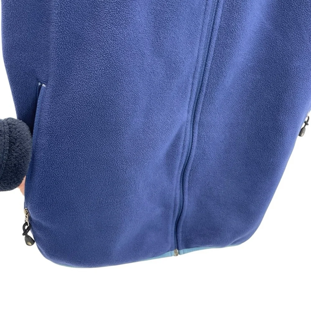 L.L. Bean Polartec Fleece Vest Large Indigo/Blue